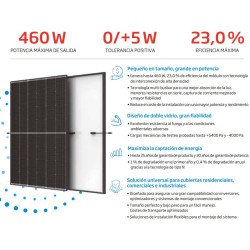 Panel Solar Monocristalino Trina Solar Vertex S+-NEG9R.28 460 W TOPCon PERC HC